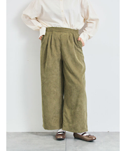 コーデュロイストレートパンツ