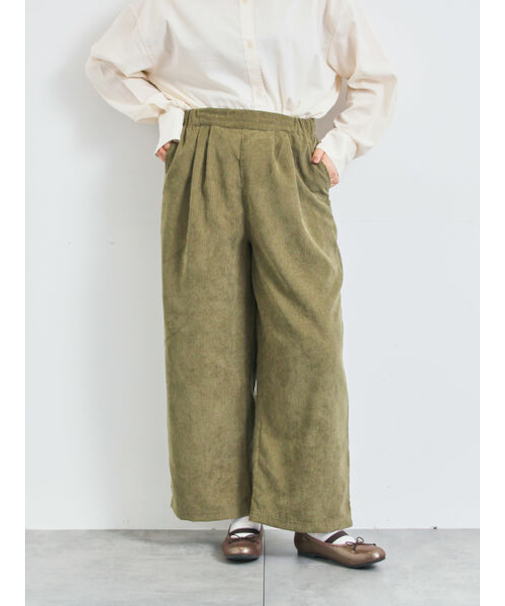 コーデュロイストレートパンツ