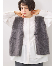 トグルニットベスト