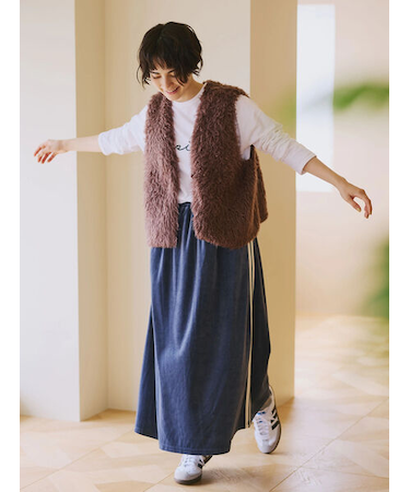 トグルニットベスト