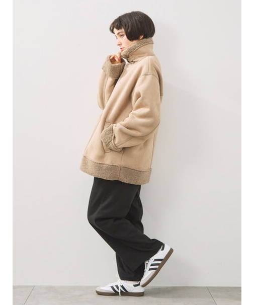 起毛カットツイルパンツ