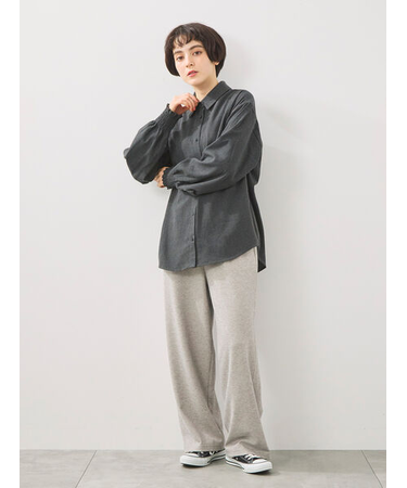 起毛カットツイルパンツ