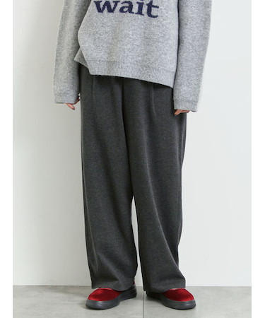 起毛カットツイルパンツ