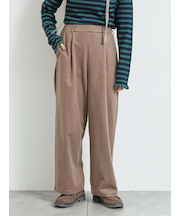 起毛カットツイルパンツ