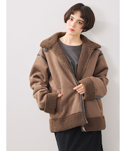 フェイクムートンフライトジャケット