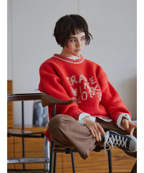 ループロゴニットプルオーバー