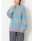 シャギーワイドボーダーニット