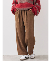 タックストレートイージーパンツ