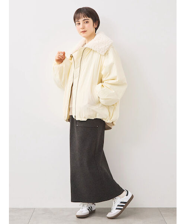 ボア襟マルチWAYブルゾン