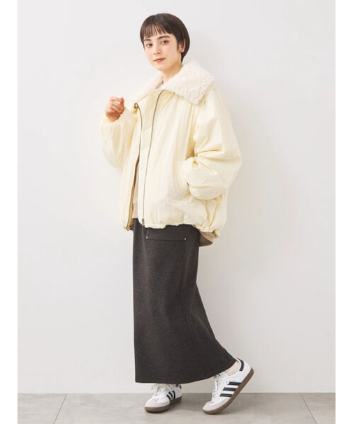 ボア襟マルチWAYブルゾン