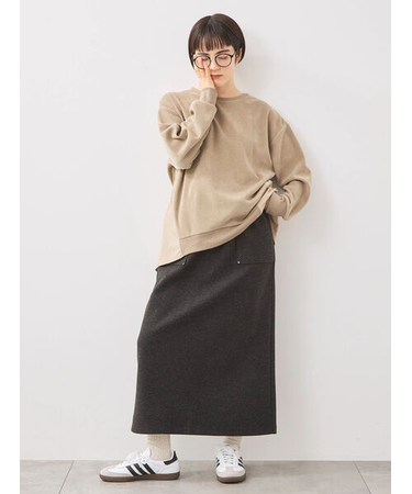 ウールライクスカート