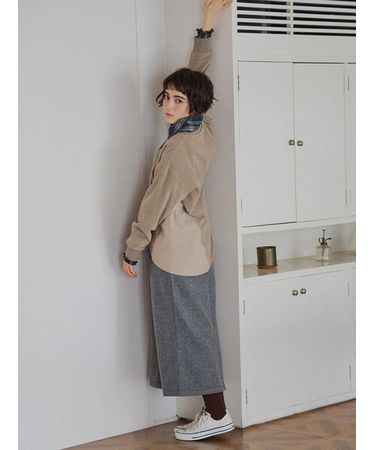 ウールライクスカート