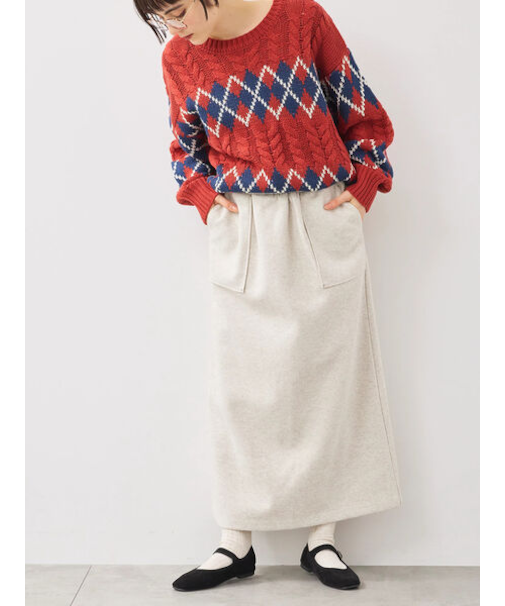 ウールライクスカート