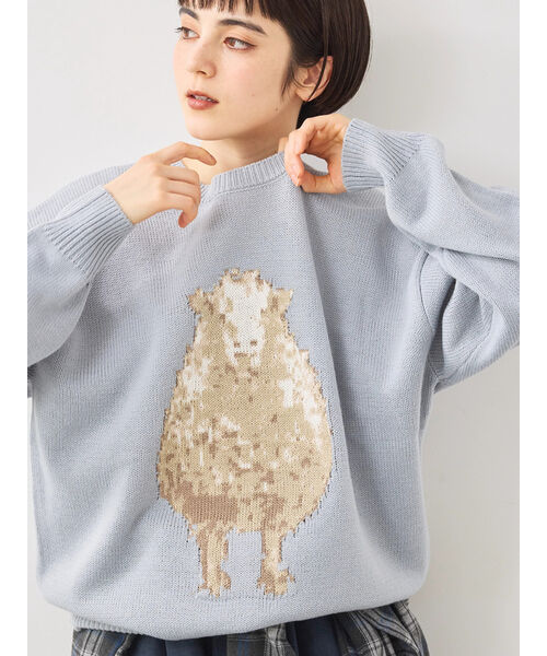 アニマルニットプルオーバー｜エスエムツーの通販｜&mall（アンド