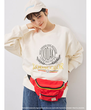 【KODAK】ロゴプリントスウェット