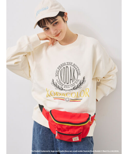 【KODAK】ロゴプリントスウェット