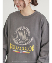 【KODAK】ロゴプリントスウェット