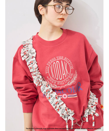 【KODAK】ロゴプリントスウェット