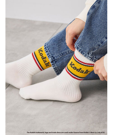 【KODAK】ラインロゴソックス