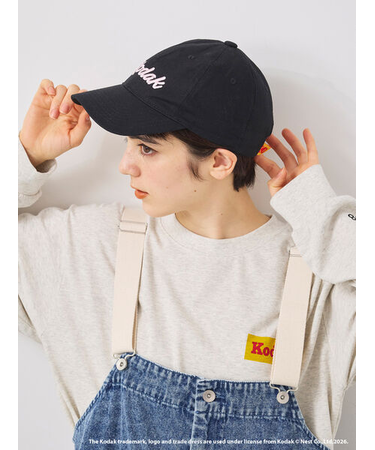 【KODAK】ロゴ刺繍キャップ