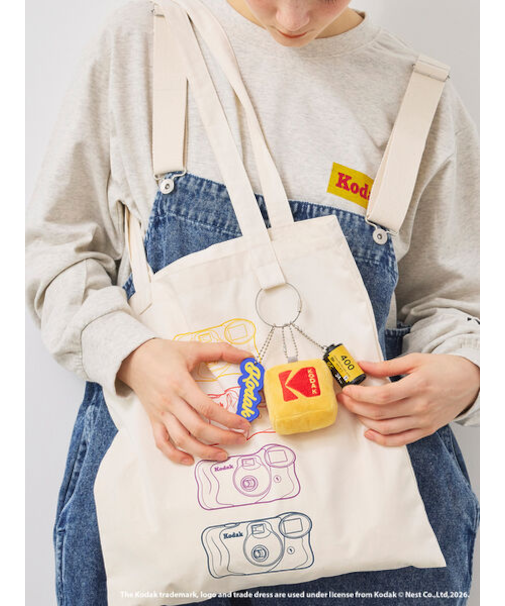 【KODAK】チャーム付きトートバッグ