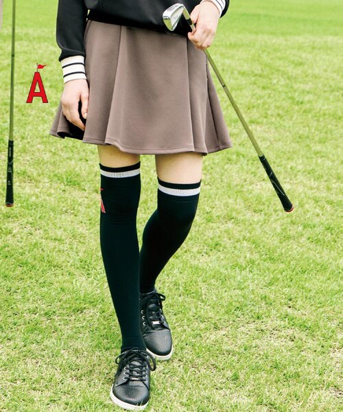 新品タグ付き adabat フレアスカート ロゴラインフレアスカート｜アダバットストリームの通販｜&mall