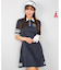 バックプリーツポロワンピース