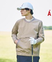 撥水加工 テックスブリッドストレッチ プルオーバー