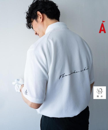 撥水加工 櫻井貴史コラボ STREAMポロシャツ