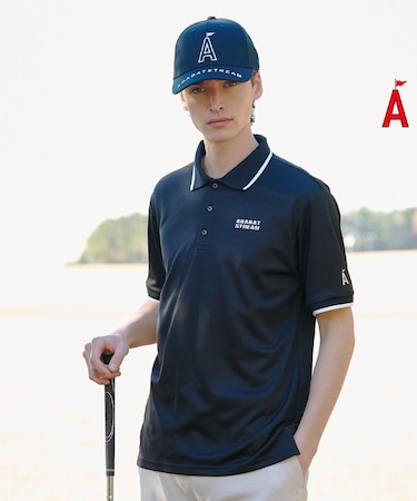 【吸水速乾】UVシャダンカノコ半袖ポロシャツ