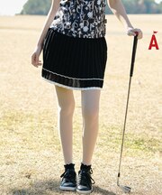 ラインニットプリーツスカート