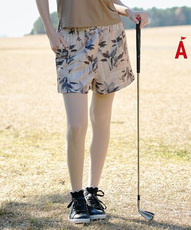 トロピカルロメッシュキュロットパンツ