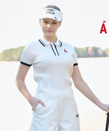 クレリックリブニットポロ