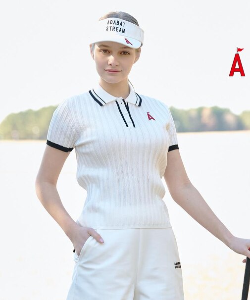 クレリックリブニットポロ