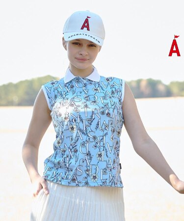 【吸水速乾】クレリックノースリーブポロシャツ