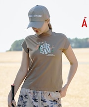 ロゴフラワーフレンチモックT