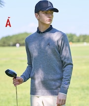 バックロゴハイゲージニットプルオーバー