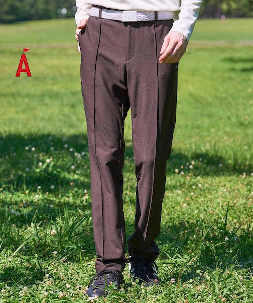 ウールライクテーパードパンツ
