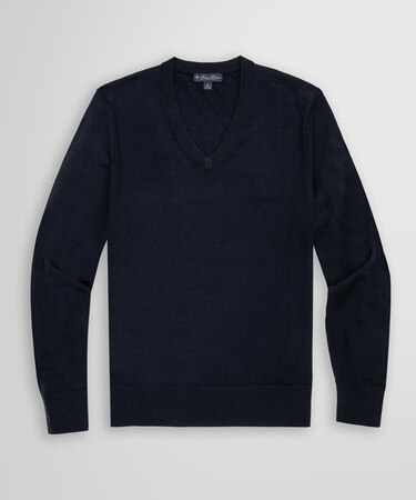 メリノウール　Vネックセーター