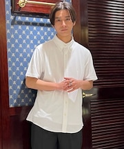 ◆オンラインストア限定◆ポリエステル　GFロゴ　ショートスリーブ　カノコニットシャツ