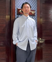 ストレッチオックスフォード GFロゴ カジュアルシャツ Regular Fit