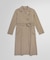 リネン/コットン スプリットスリーブ トレンチコート