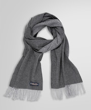 カシミヤ ソリッド リバーシブルマフラー