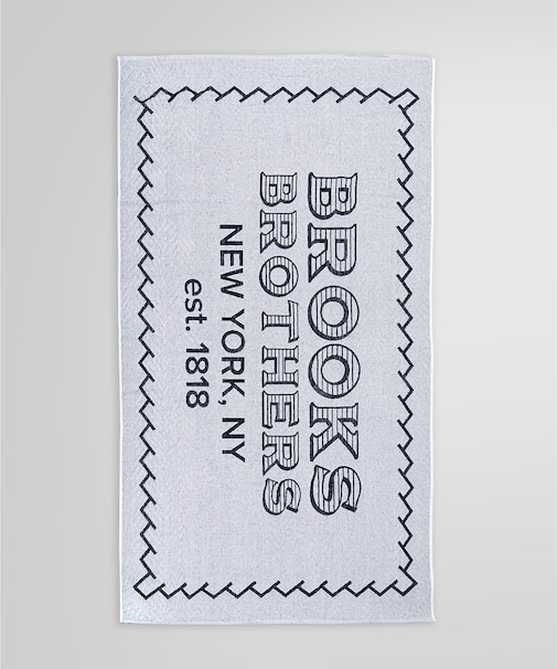 トルココットン BBロゴ ビーチタオル