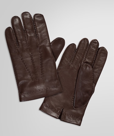 ラムスキン カシミヤライニング グローブ