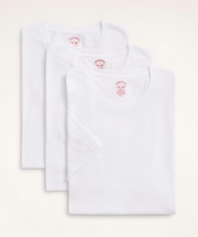 スーピマコットン GFロゴ ３パック クルーネックＴシャツ Traditional Fit