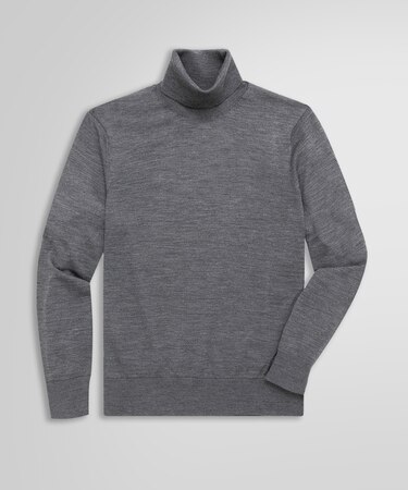 メリノウール タートルネックセーター