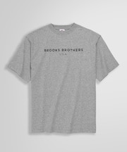 ◆オンラインストア限定◆LOGO Series　コットン　ロゴプリント　クルーネック　Tシャツ