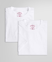 コットン ２パック クルーネック Tシャツ Made in USA