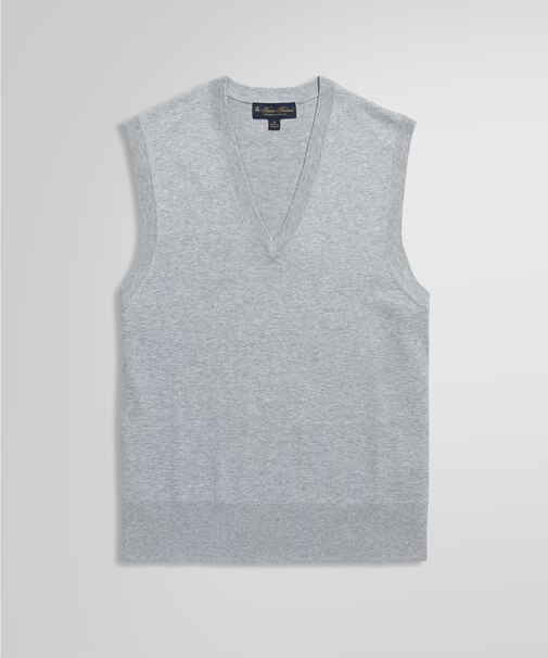 スーピマコットン Vネックベスト